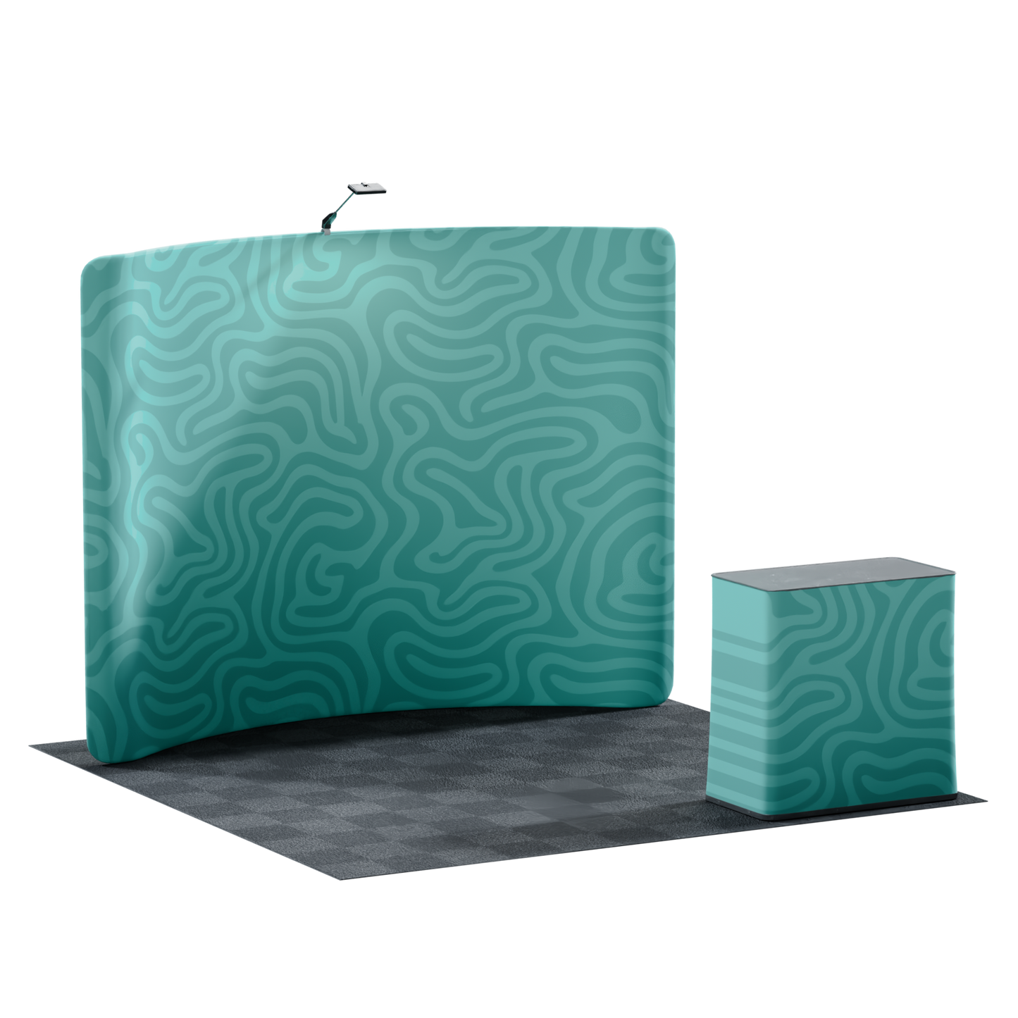 10' Curved Tension Fabric Backdrop