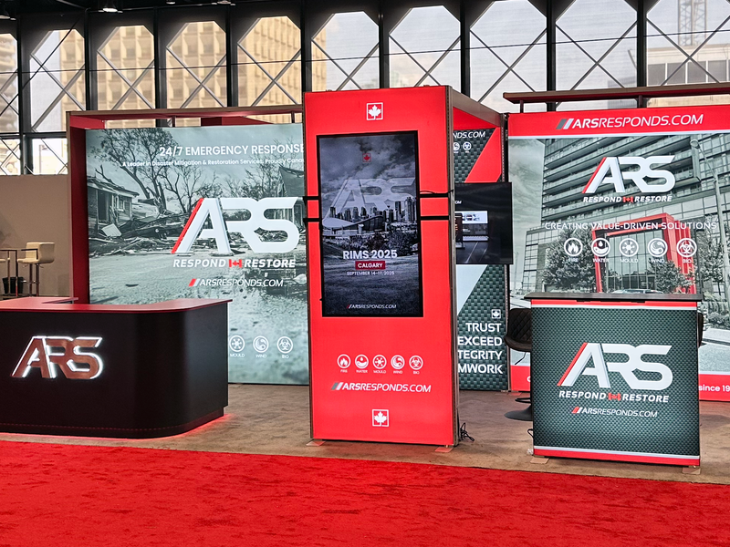 Modular Exhibits client trade show booth