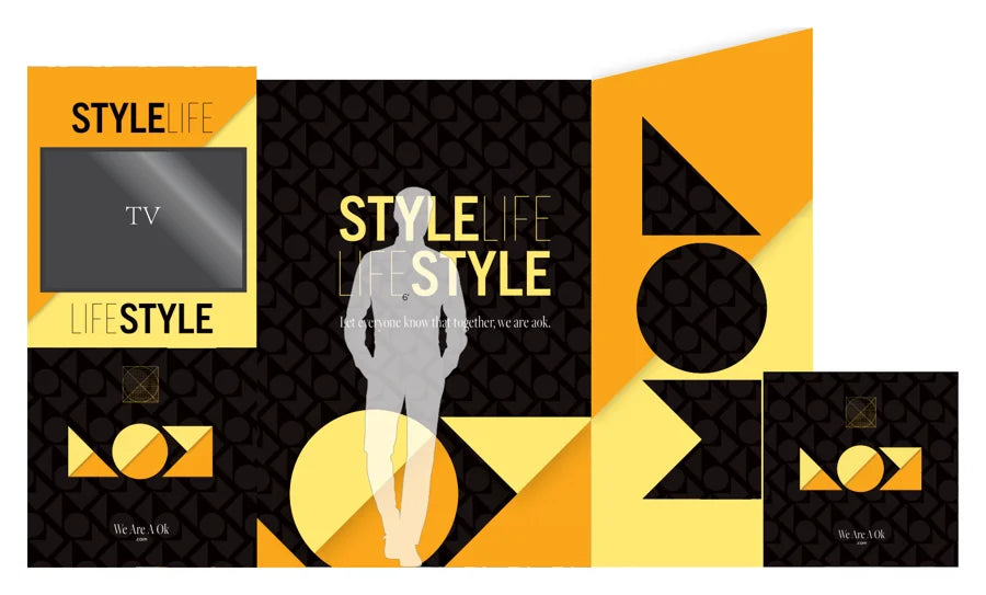 Trade show booth graphics proof by Modular Exhibits