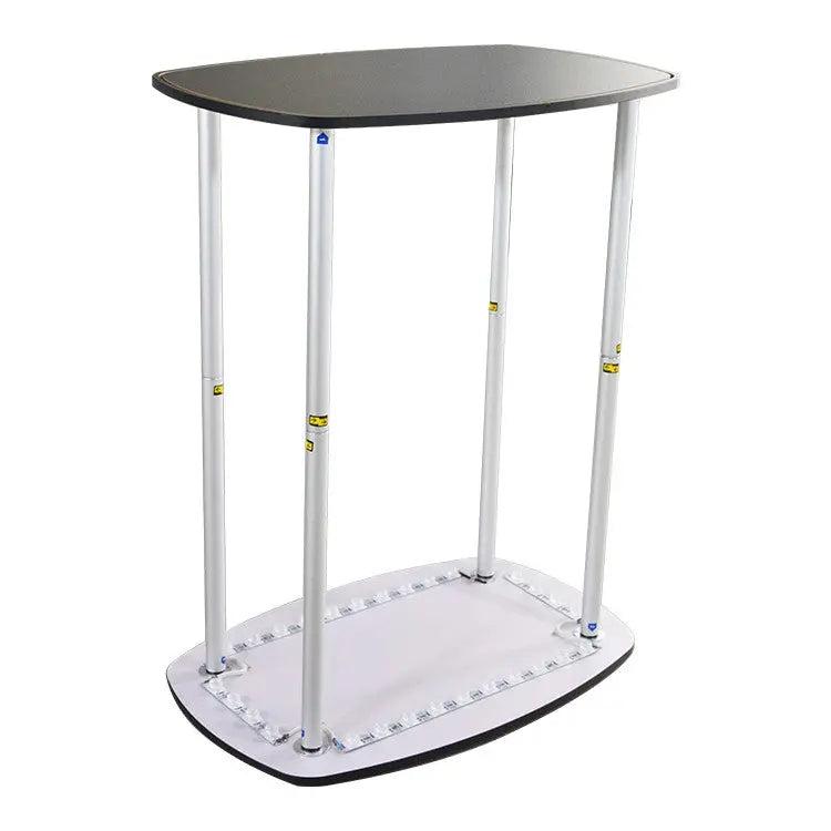 Backlit Square Counter - Trade Show Podium Conversion Detail