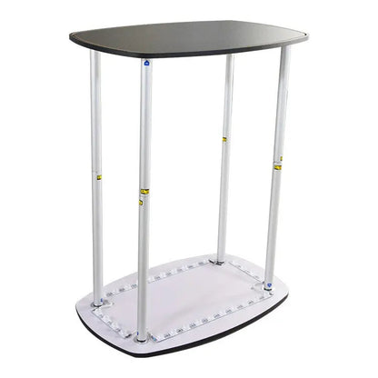 Backlit Square Counter - Trade Show Podium Conversion Detail