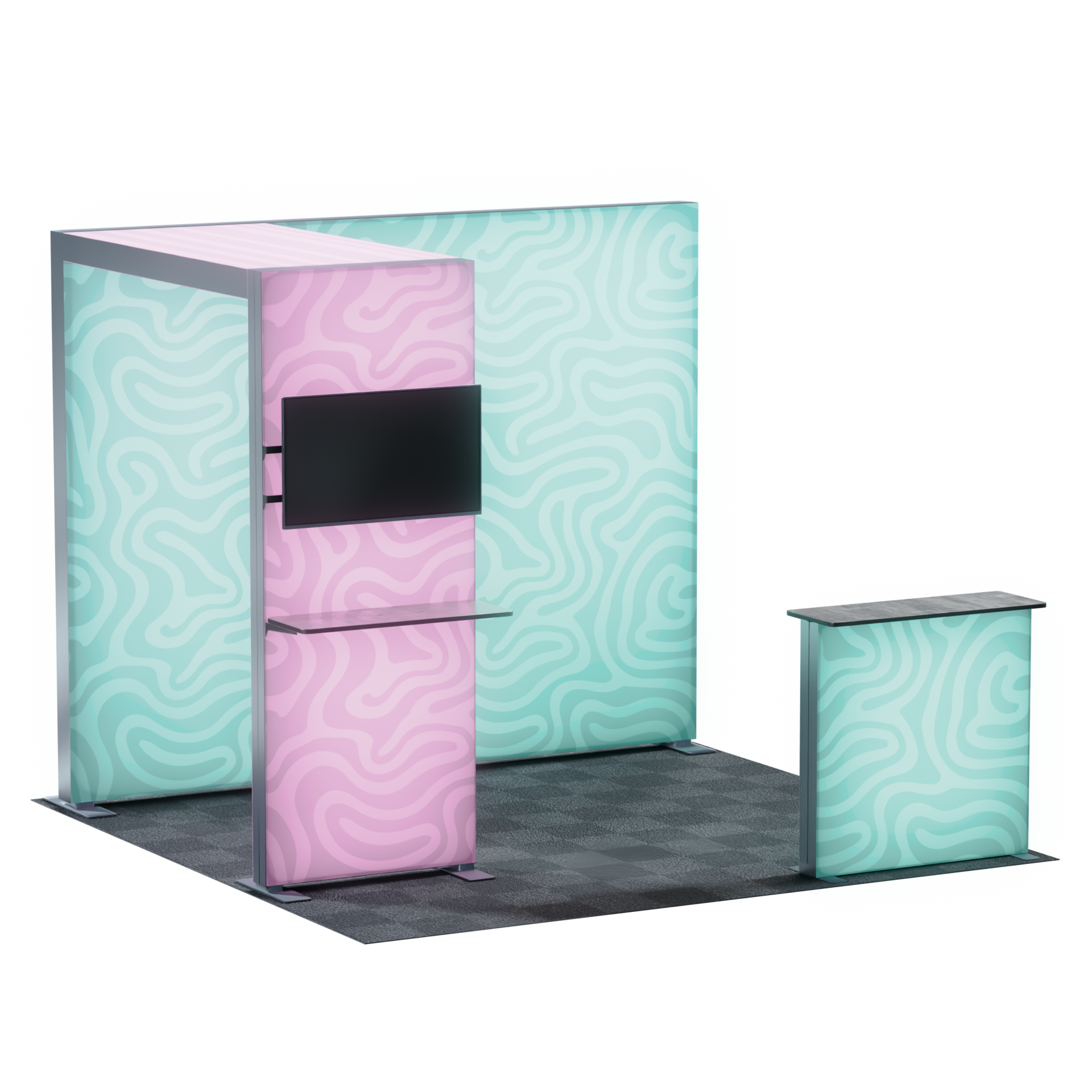 10' SEG Lightbox + Arch – Modular Exhibits