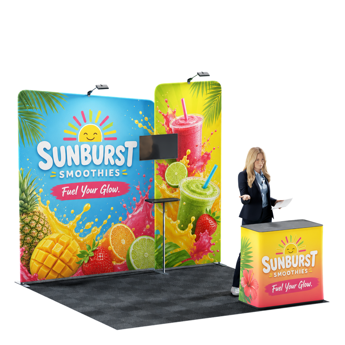 Replacement Graphics - 10' Exhibit Kit
