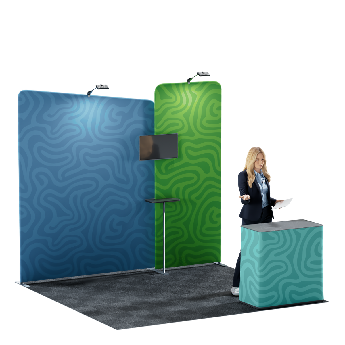 Replacement Graphics - 10' Exhibit Kit