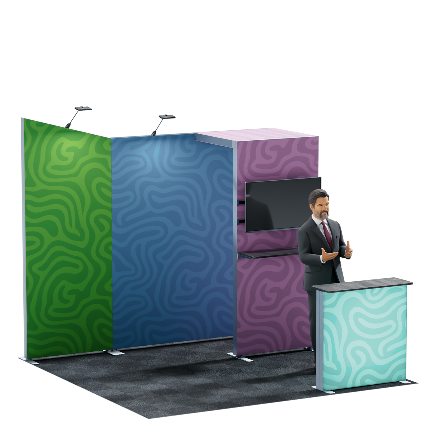 10' SEG Exhibit Kit - Style 5