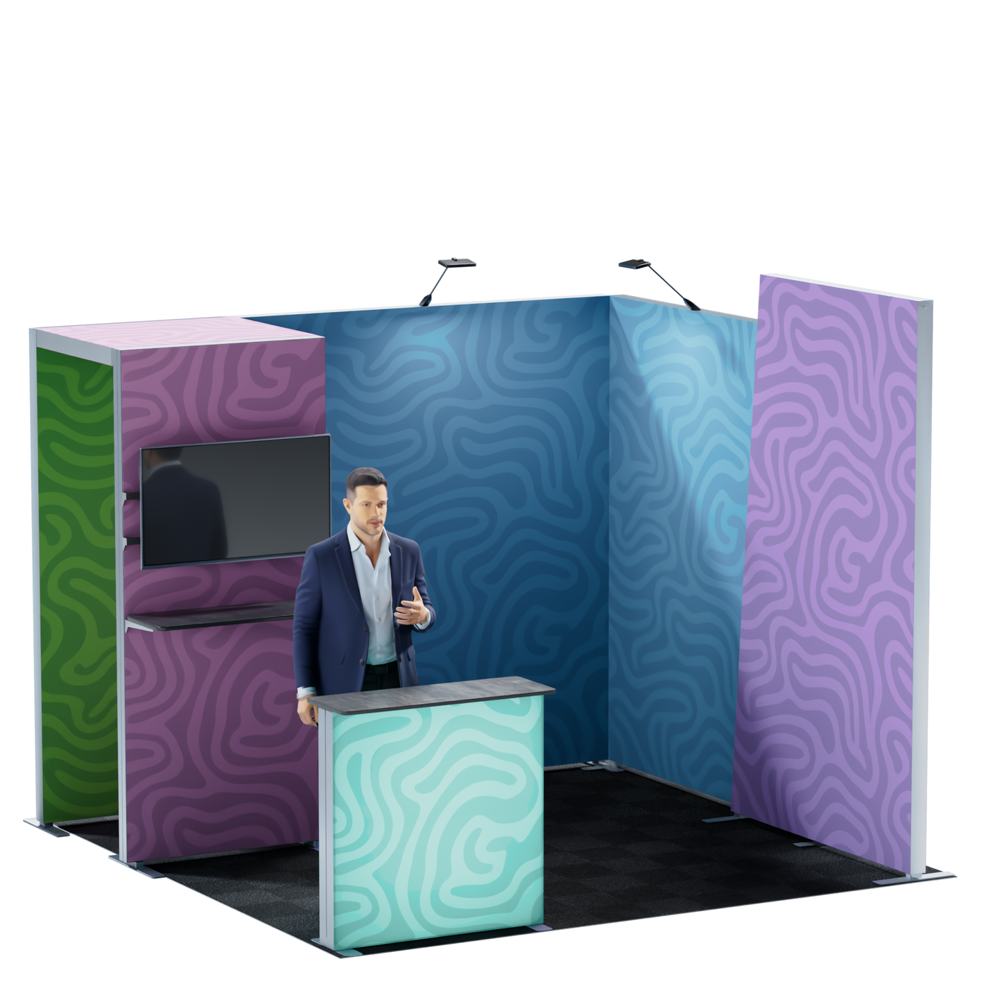 10' SEG Exhibit Kit - Style 7