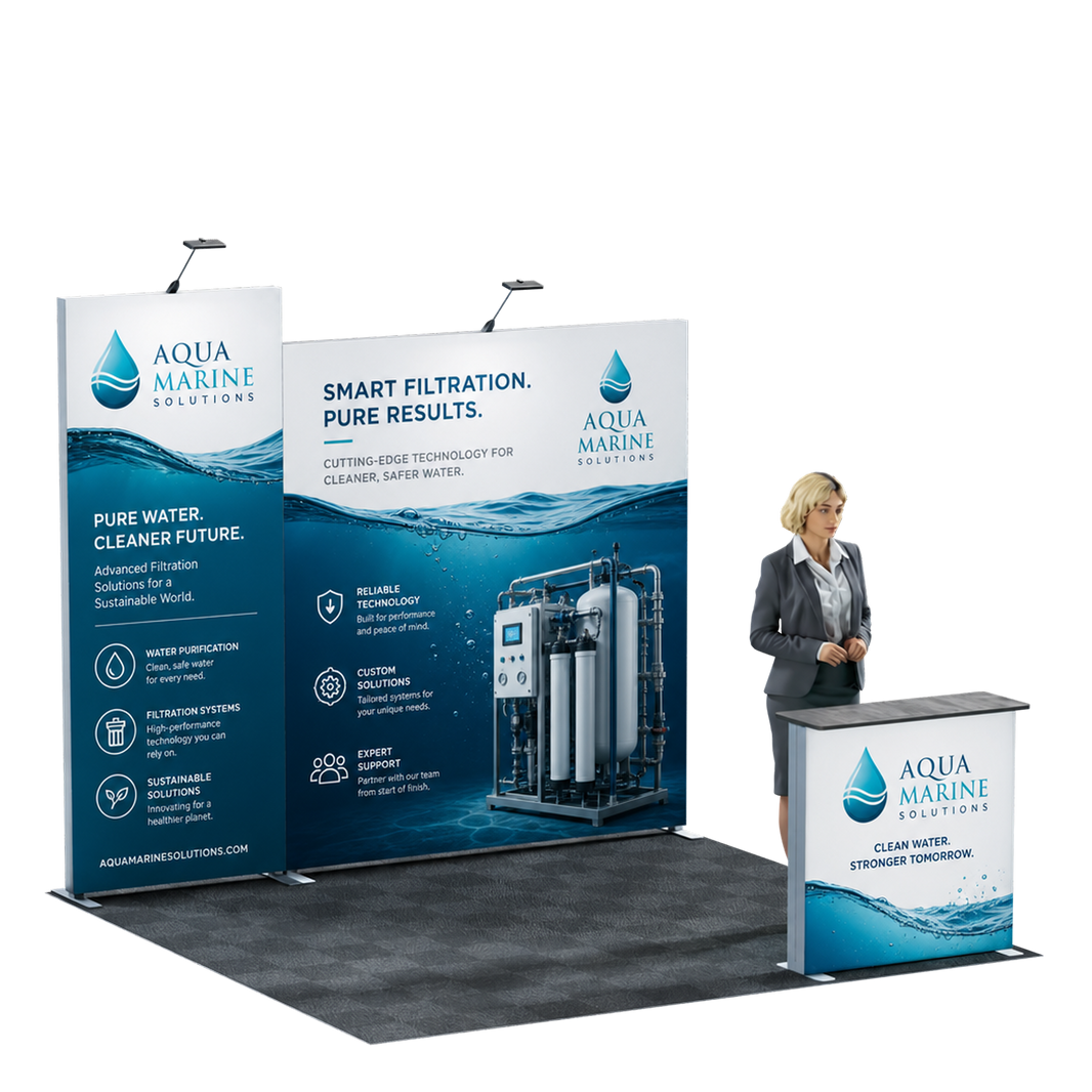 10' SEG Exhibit Kit - Style 2