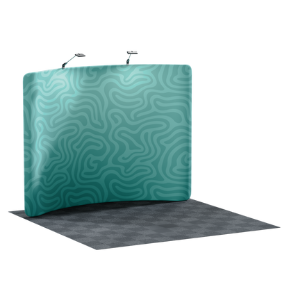 10' Curved Tension Fabric Backdrop