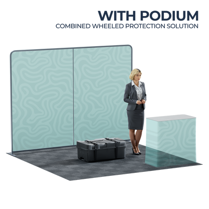 10' Straight Tension Fabric Backdrop