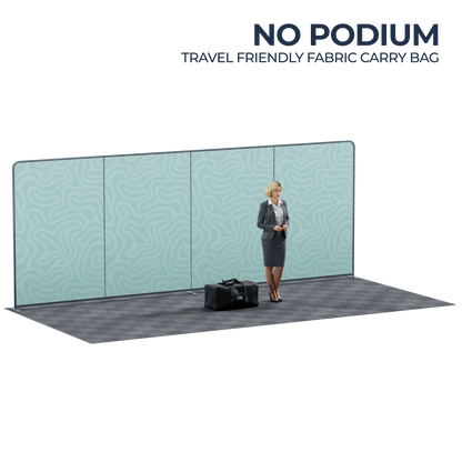 20' Straight Tension Fabric Backdrop