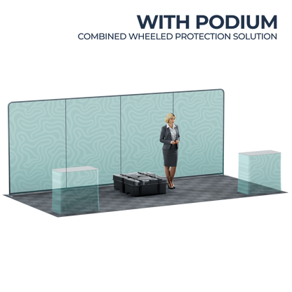 20' Straight Tension Fabric Backdrop