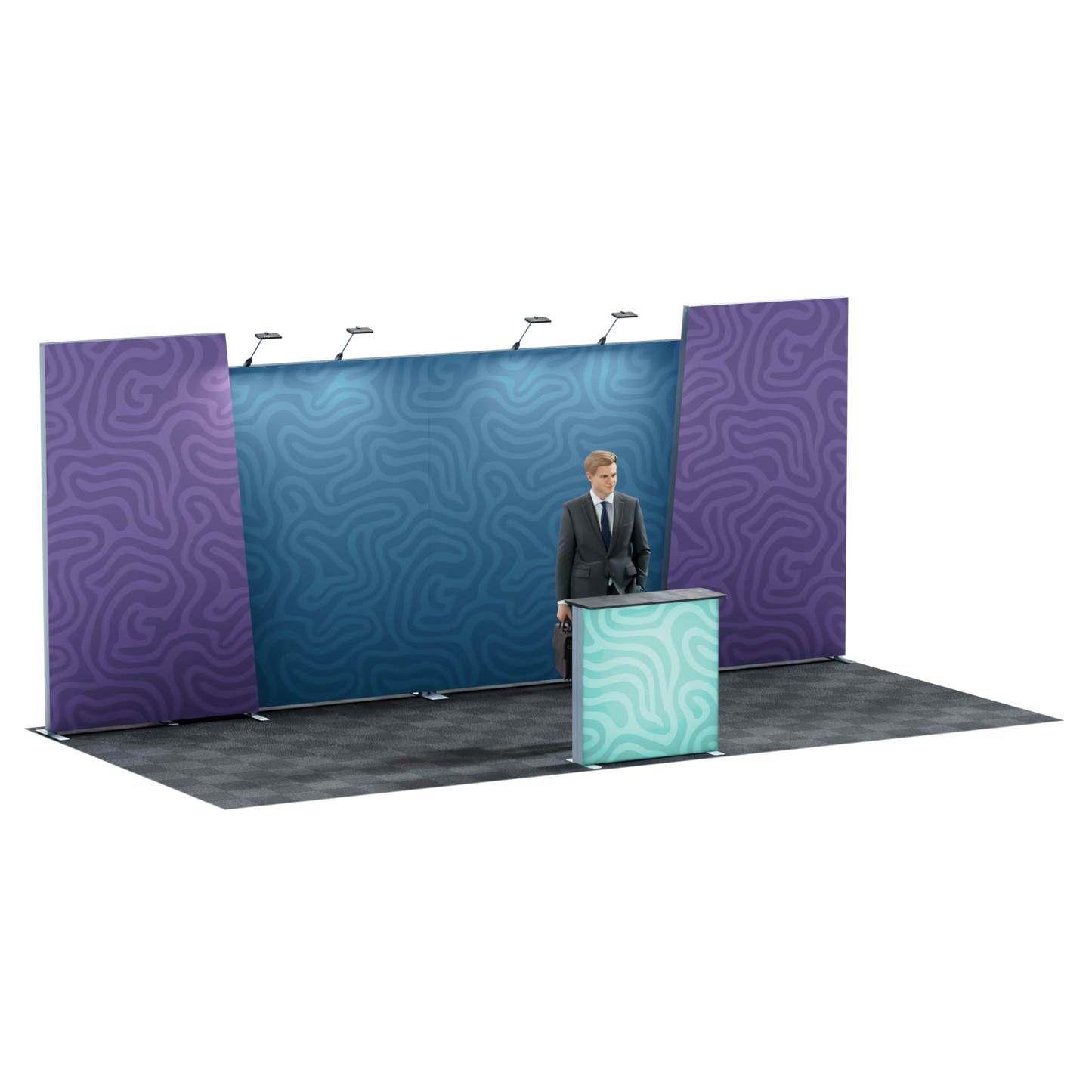 20' SEG Exhibit Kit - Style 2