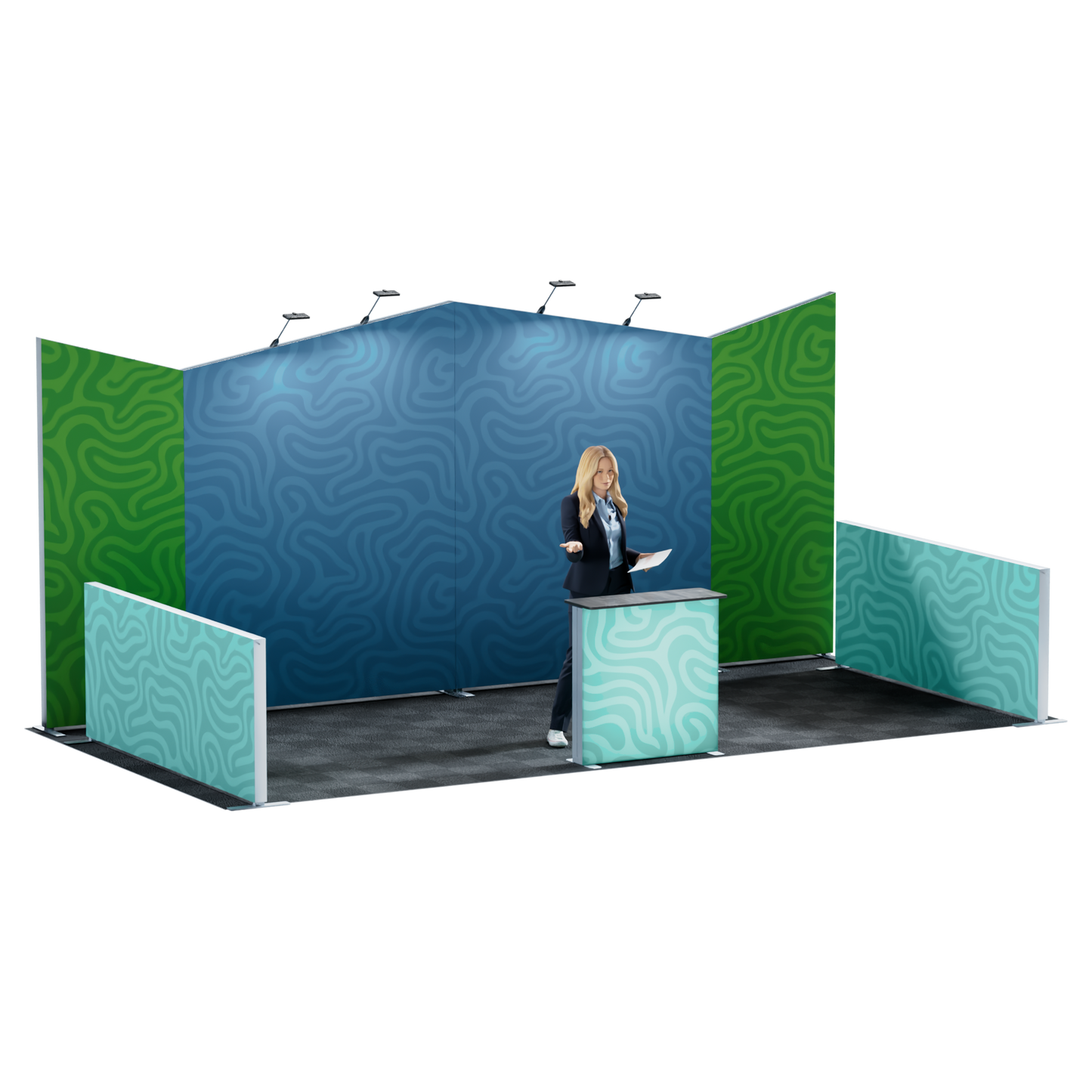 20' SEG Exhibit Kit - Style 4