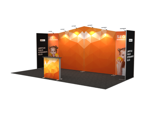  20' SEG Exhibit Kit - Style 3