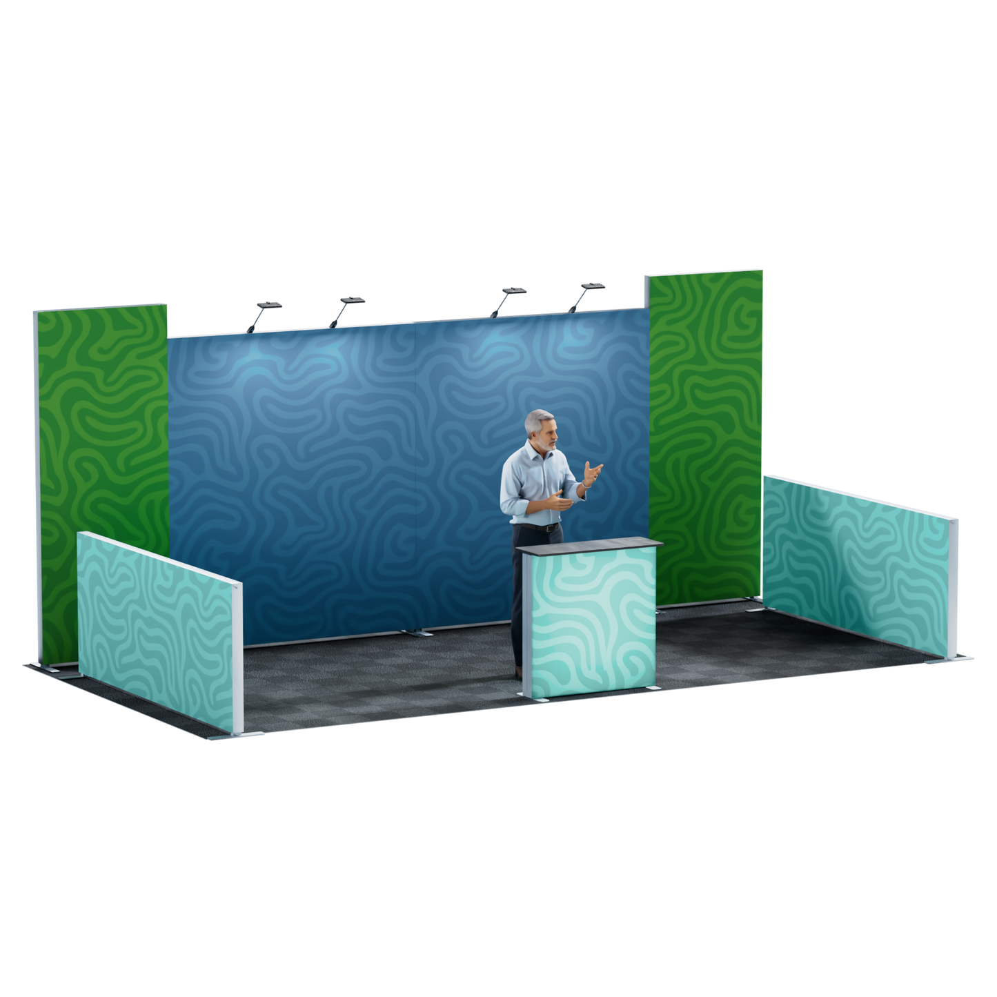 20' SEG Exhibit Kit - Style 5