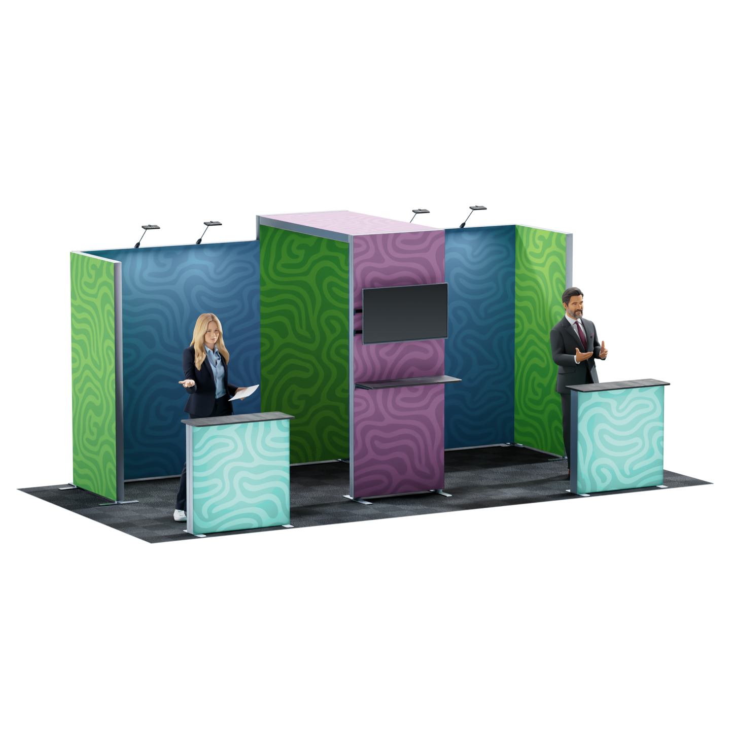 20' SEG Exhibit Kit - Style 6