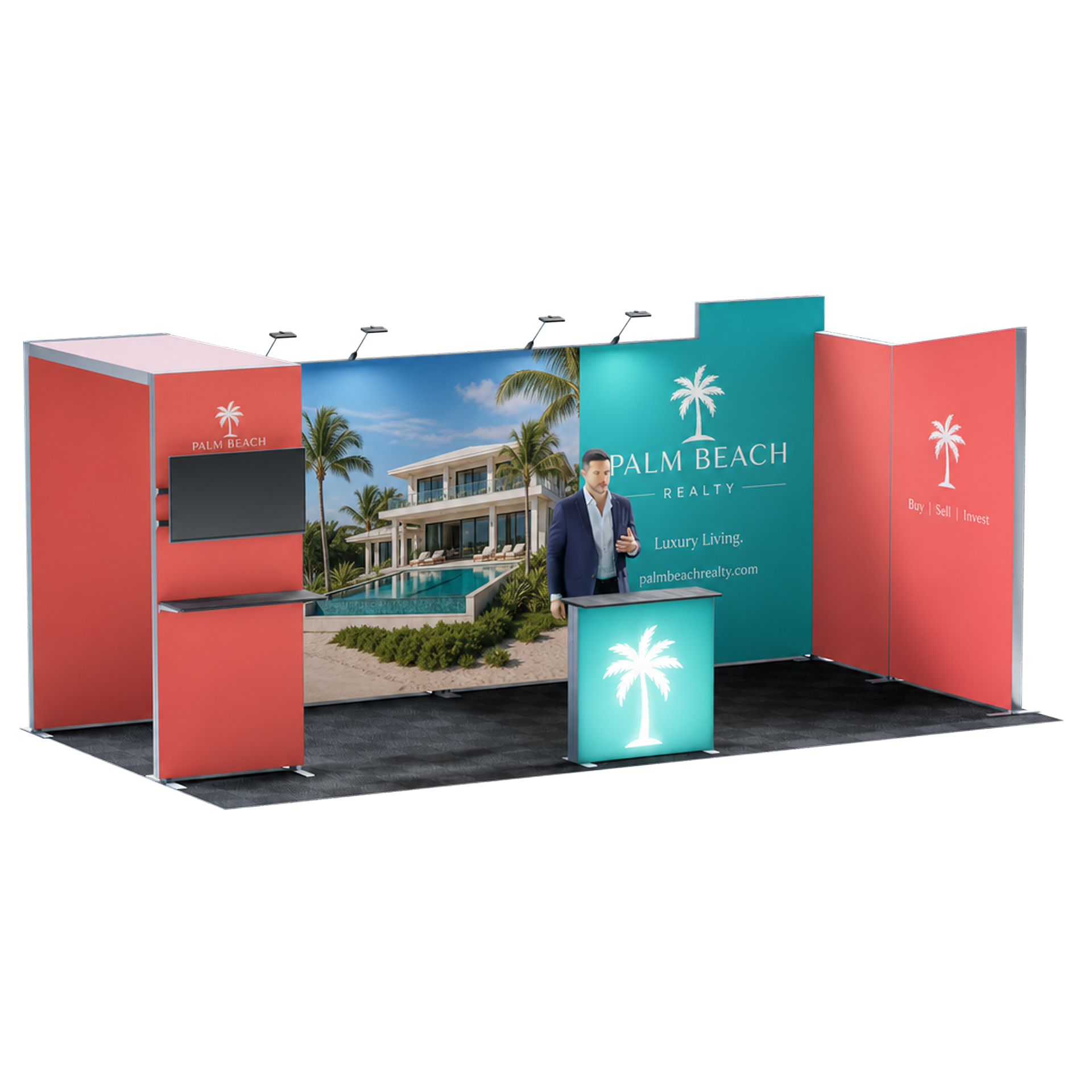 20' SEG Exhibit Kit - Style 8