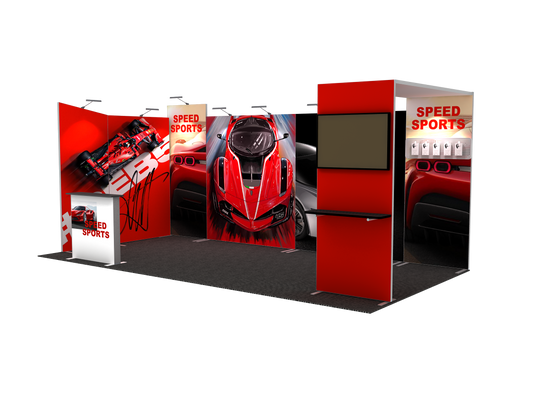  20' SEG Exhibit Kit - Style 8