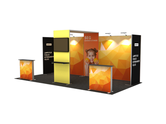  20' SEG Exhibit Kit - Style 6