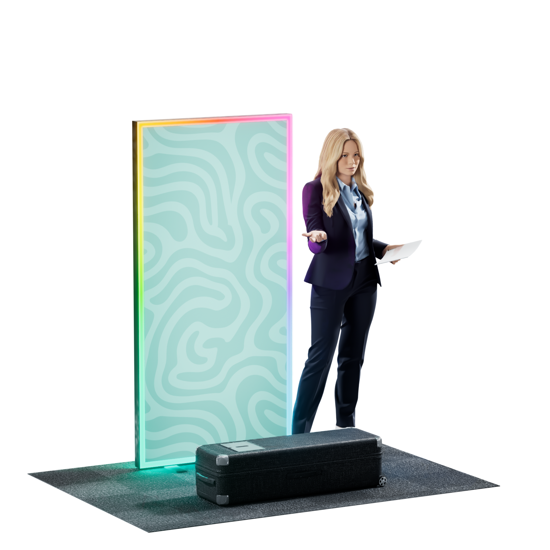 3' SEG Lightbox (RGB EdgeLit)
