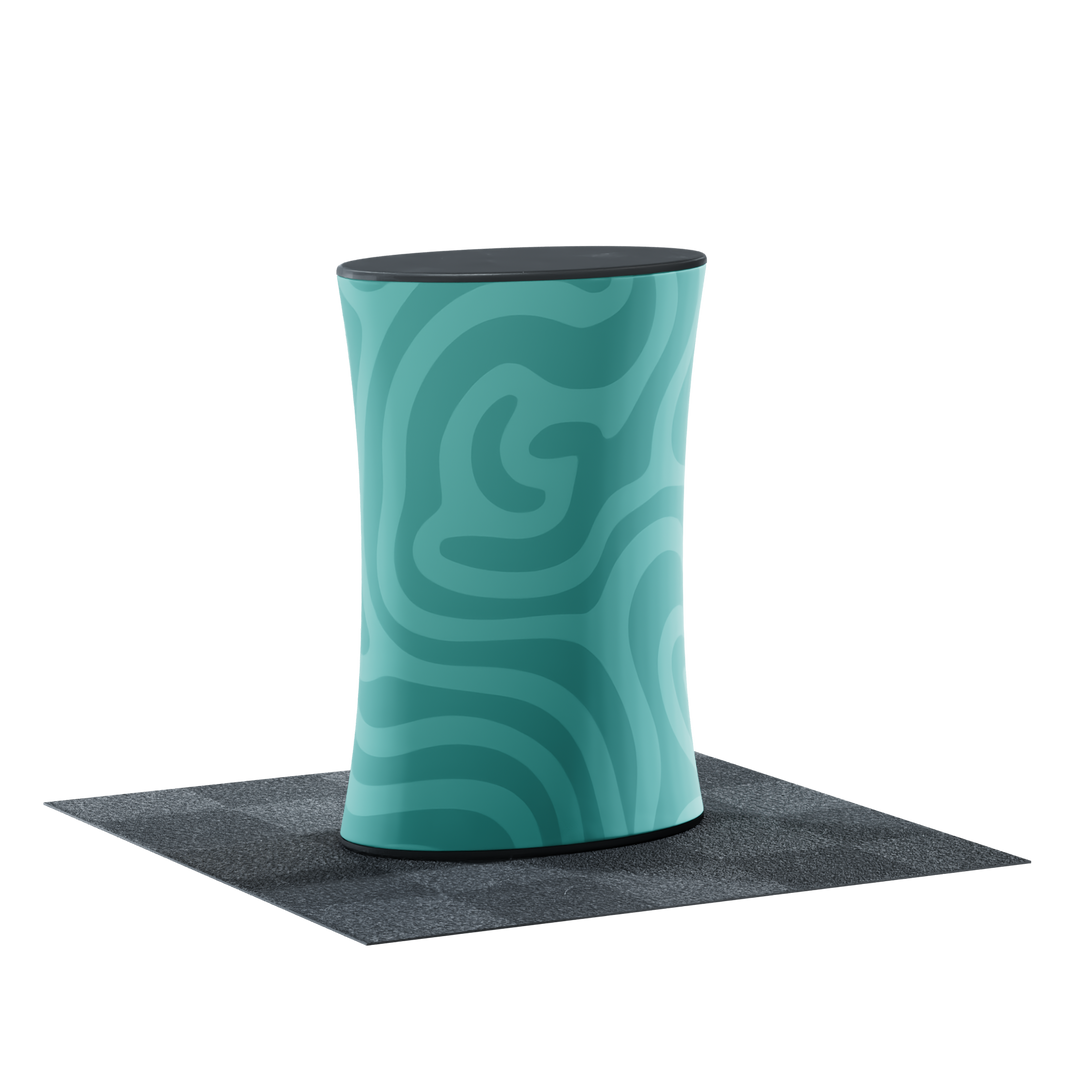 Replacement Graphics - AutoPop Oval Podium