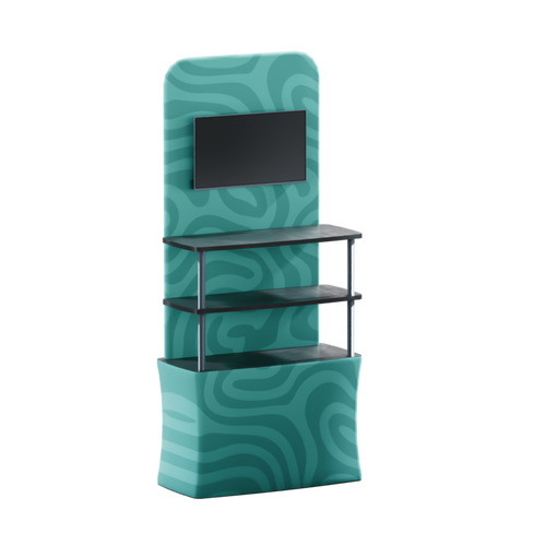 Backwall Product Rack Media Display