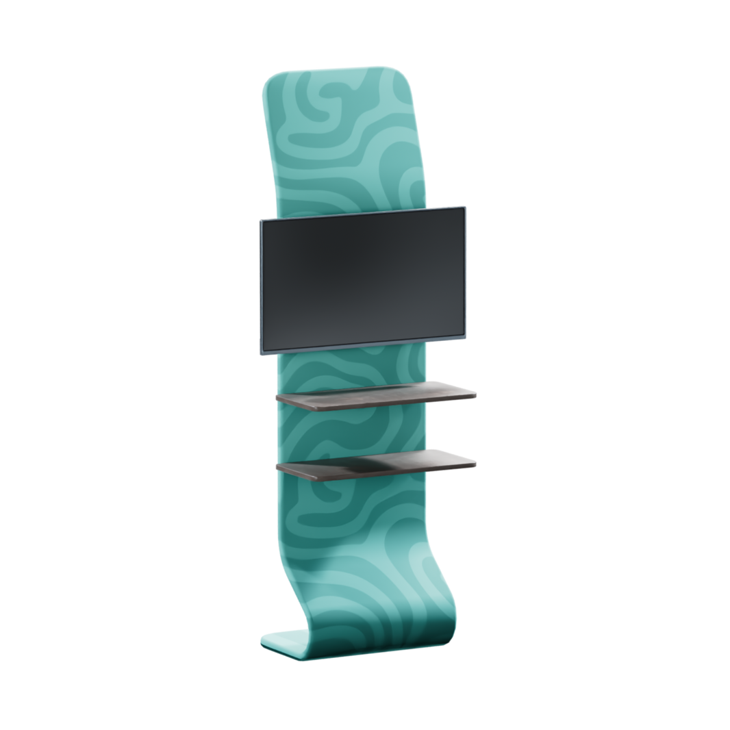 Tension Fabric Snake with TV Mount