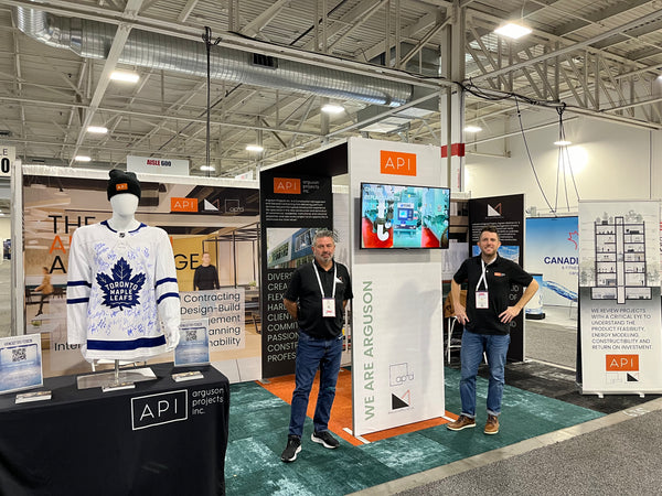 Arguson - 20' SEG Exhibit Kit backlit trade show booth