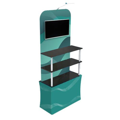 Backwall Product Rack + Monitor Mount