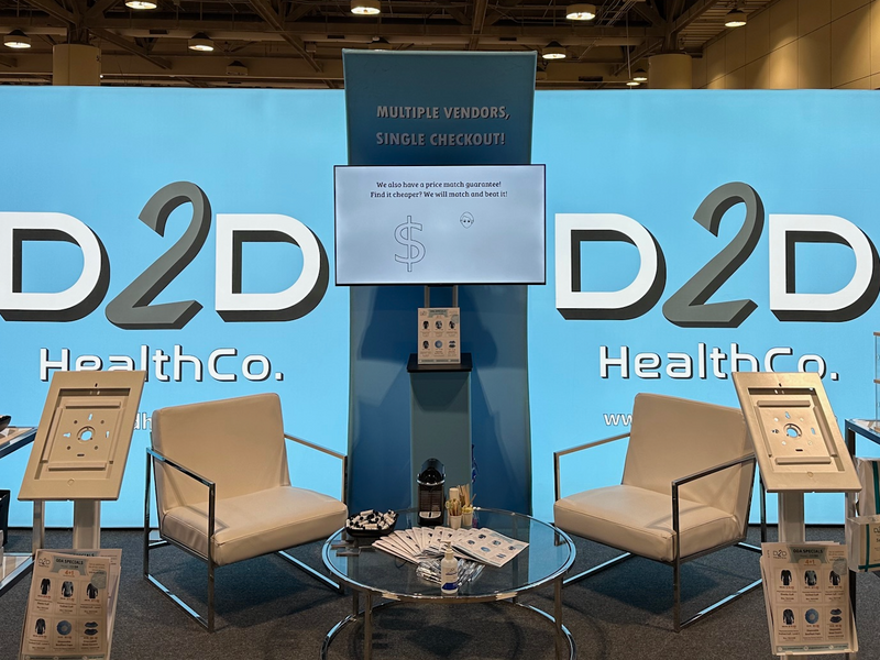 Modular Exhibits client trade show booth