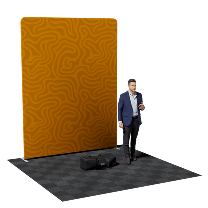8' Tension Fabric Backdrop Replacement Graphic - Custom Graphics for Exhibit Booth