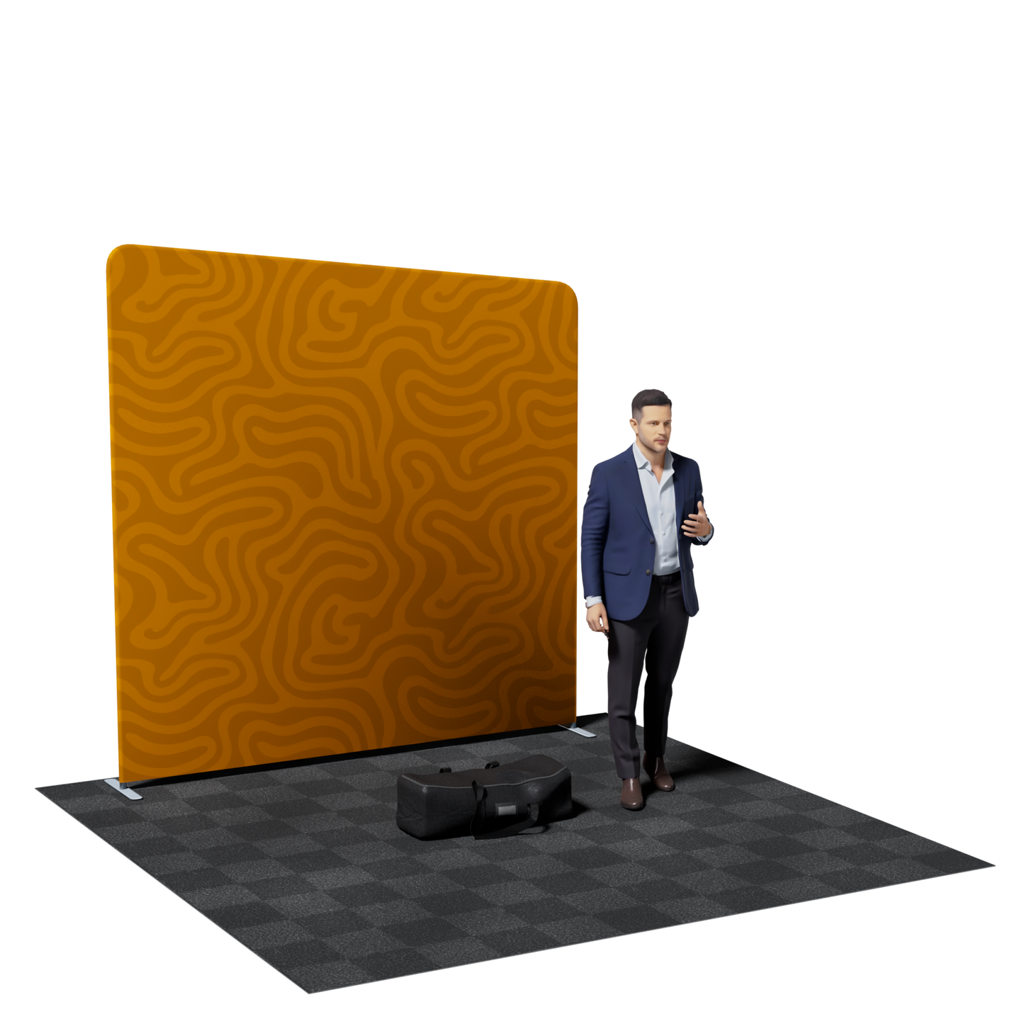 8' Tension Fabric Backdrop Replacement Graphic - Printed Fabric for Portable Display