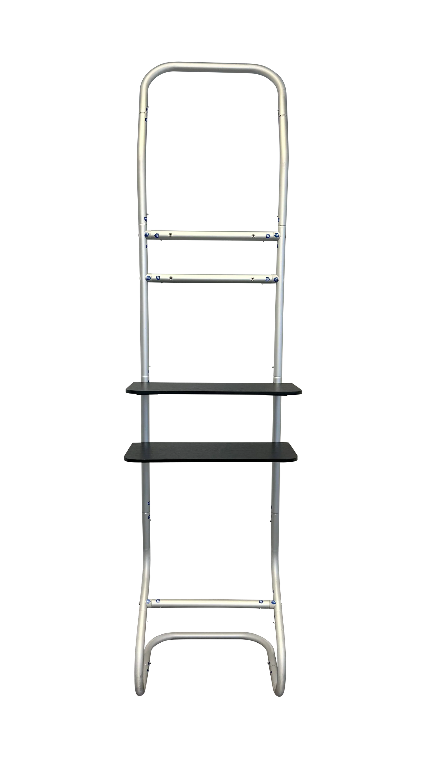 Tension Fabric Snake Media Stand - Lightweight Portable Display for Events