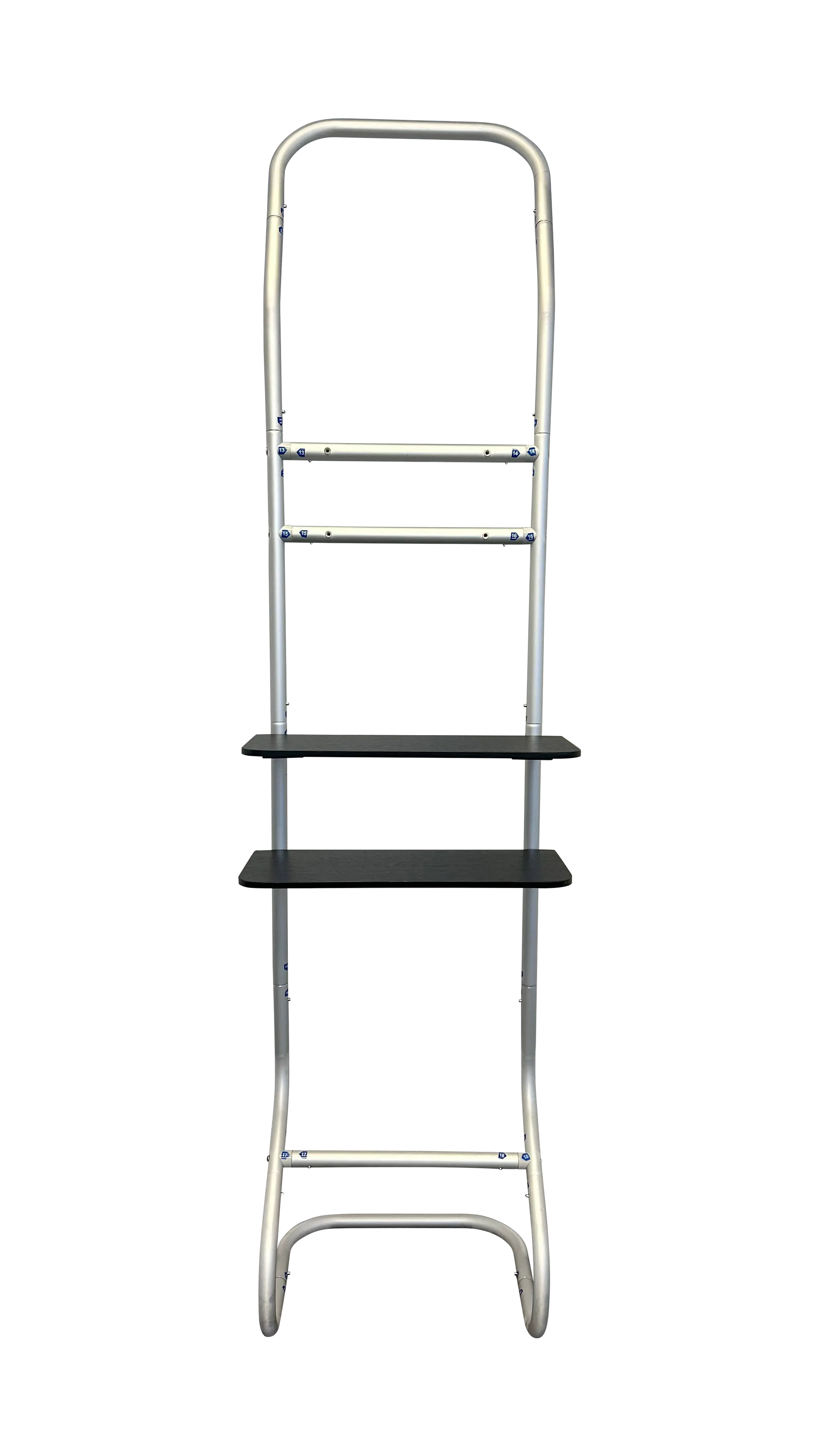 Tension Fabric Snake Media Stand - Lightweight Portable Display for Events