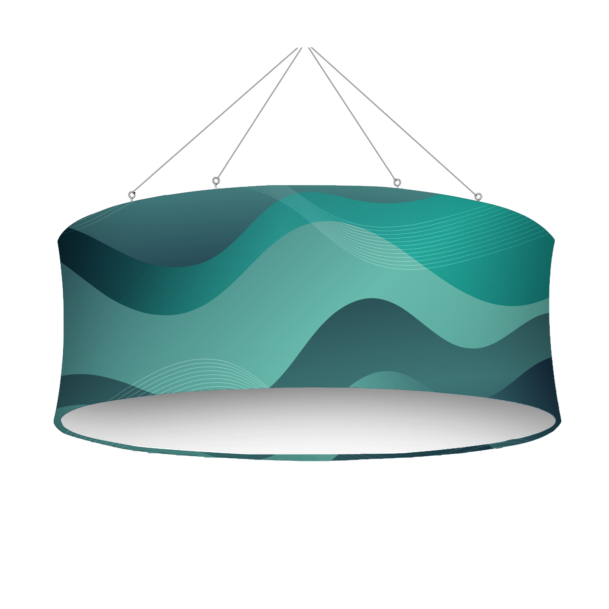 Circle Hanging Banner – Modular Exhibits