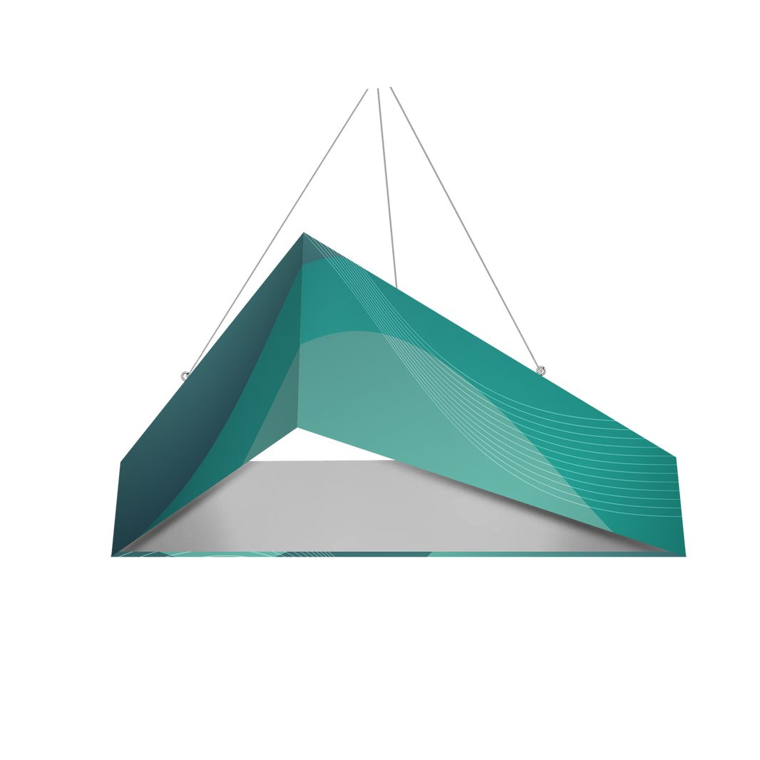 Triangle Hanging Banner - Overhead Trade Show Display Sign