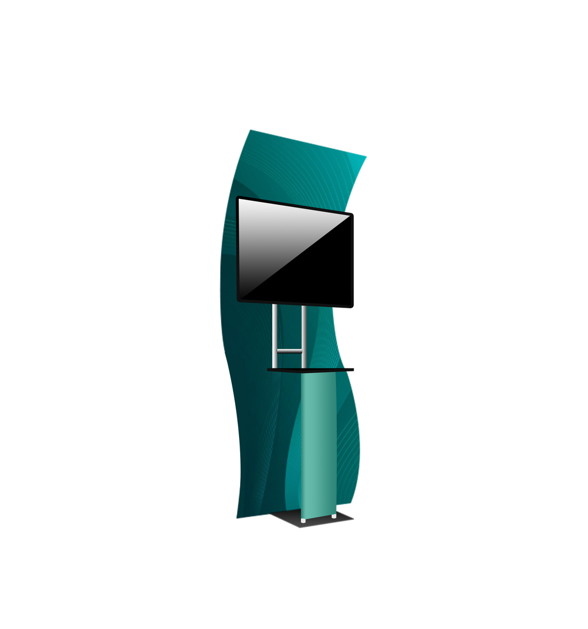 10' Portable Trade Show Booth Exhibit Kit - Style 12 – Modular Exhibits