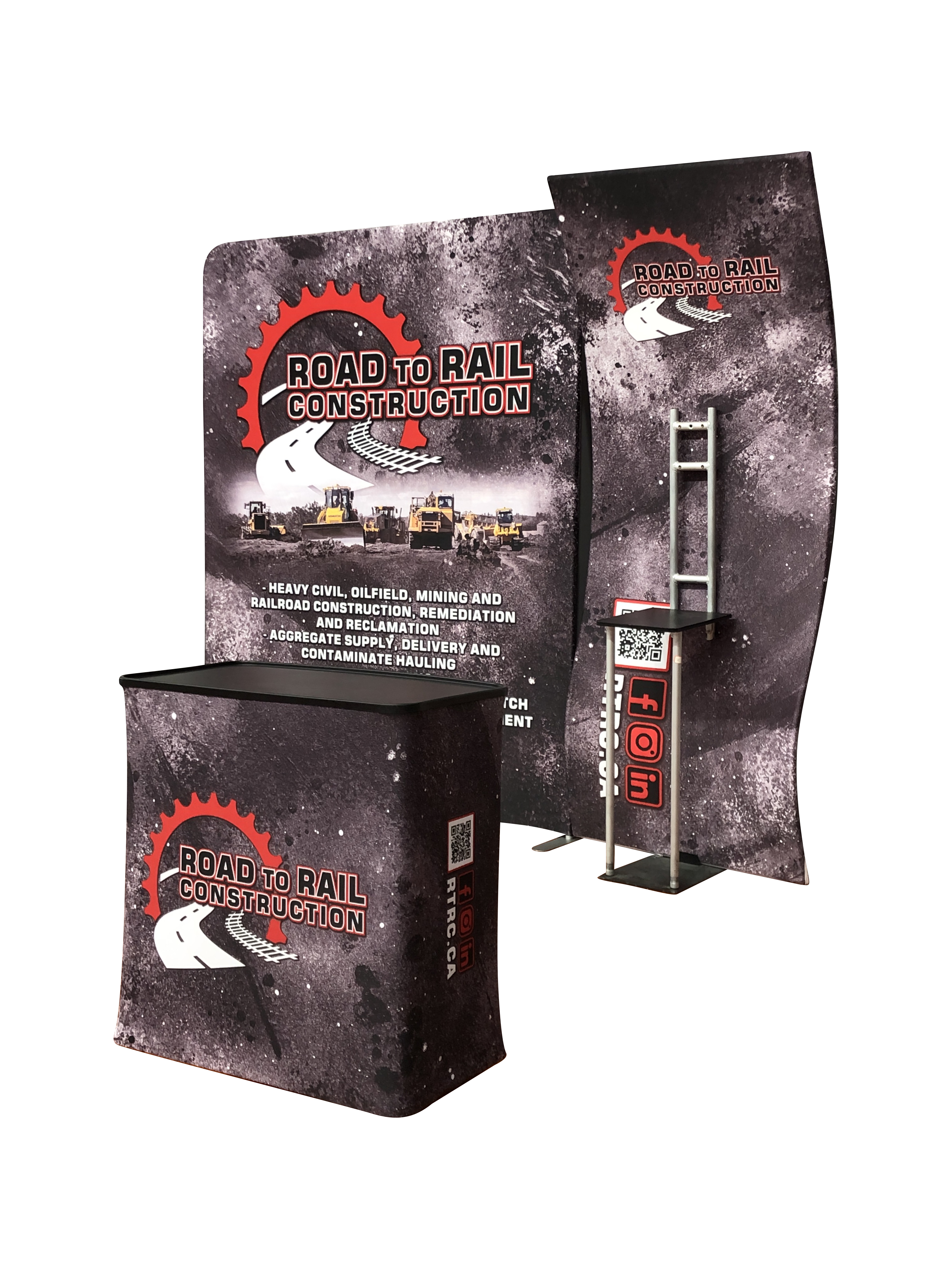 Exhbit Rails 10' Exhibit Kit Gallery – Modular Exhibits