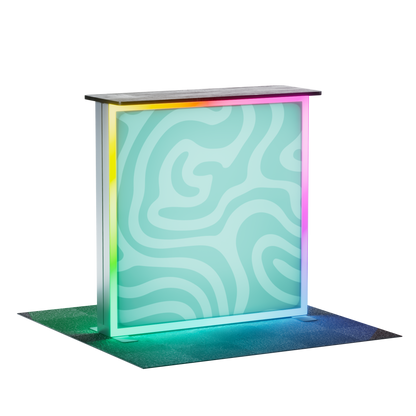 Backlit SEG Counter RGB - front view